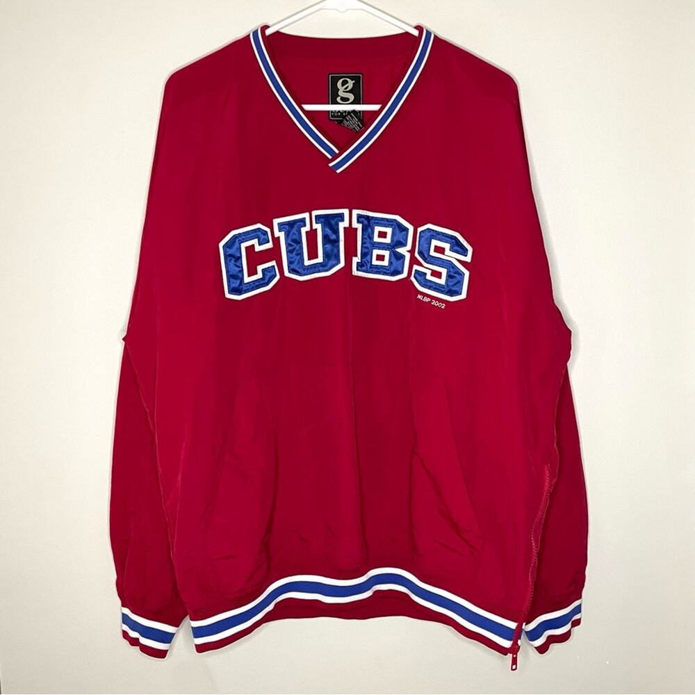 Gear For Sports Vintage Chicago Cubs Windbreaker Pullover Size L